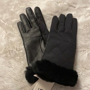 NEW UGG Black Water Resistant Gloves Size L/XL